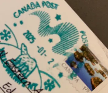 黃刀鎮可愛郵戳