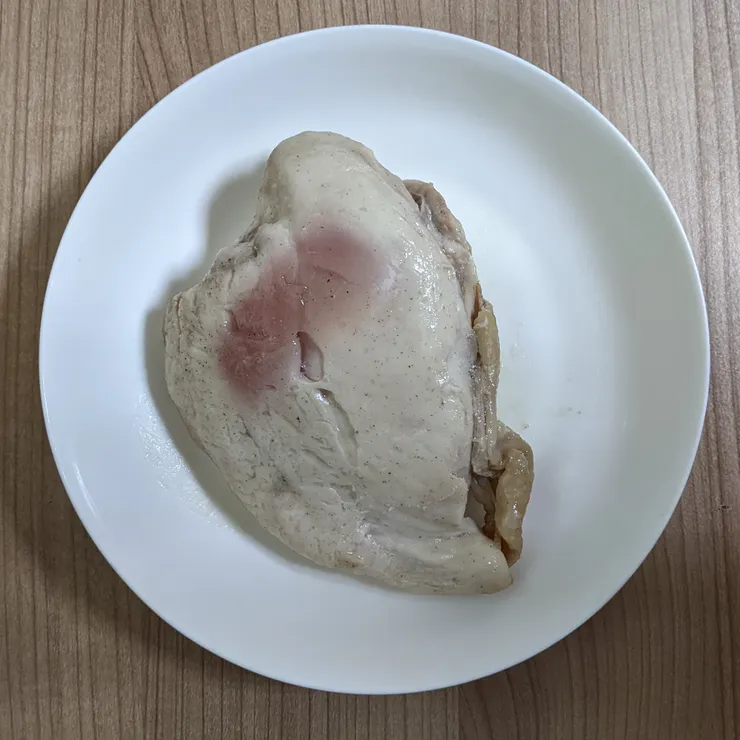 翻面再送入微波爐（記得蓋濕紙巾喔！）