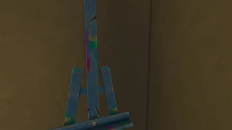 亂七八糟的畫架卻很貴。