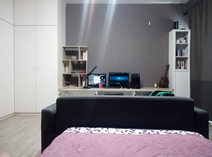 躺在床上的視野還不錯😄