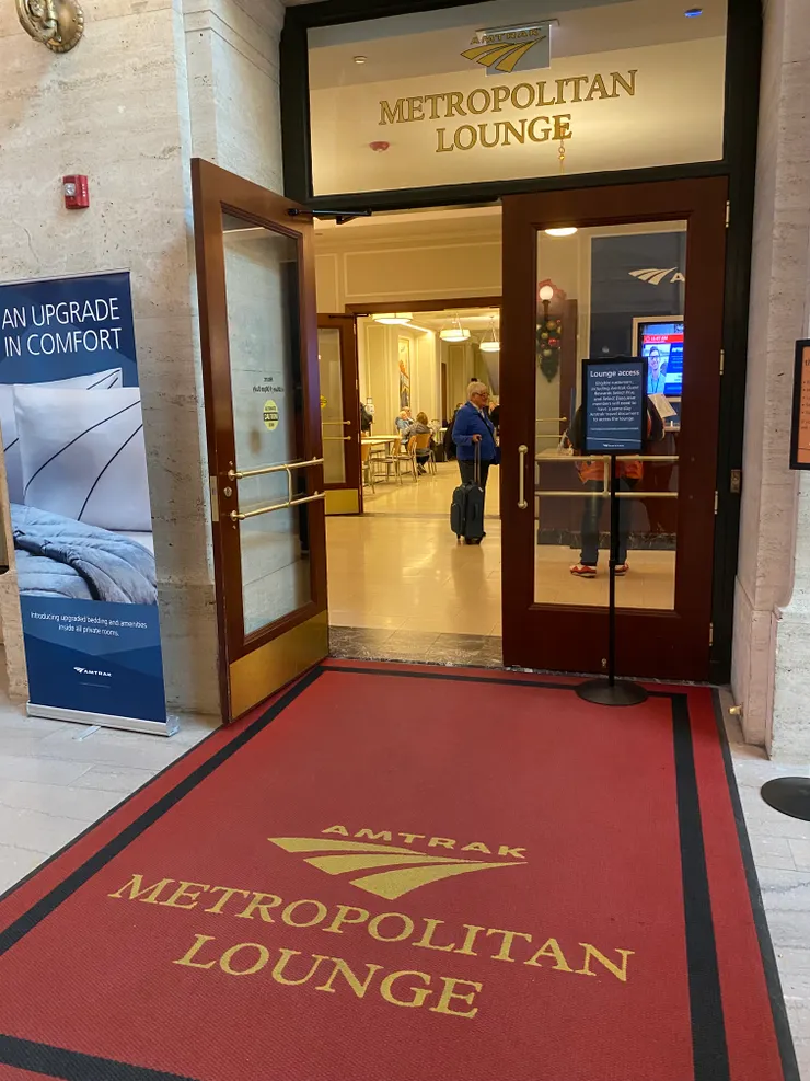 Amtrak Lounge