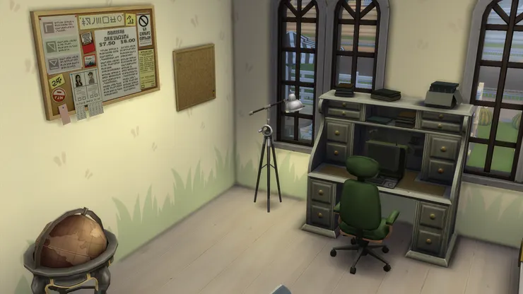 對我來說書房就是要有報告板，還要放在書桌附近。可能我覺得記事很重要，工作上實在太多瑣碎的東西。