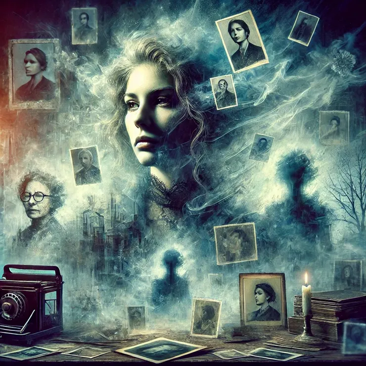 Jane traced the outlines with her fingertips, feeling the weight of intertwined lives. Who were they? A single man caught between two selves? Or two souls merging into one, bound by fate or deception?