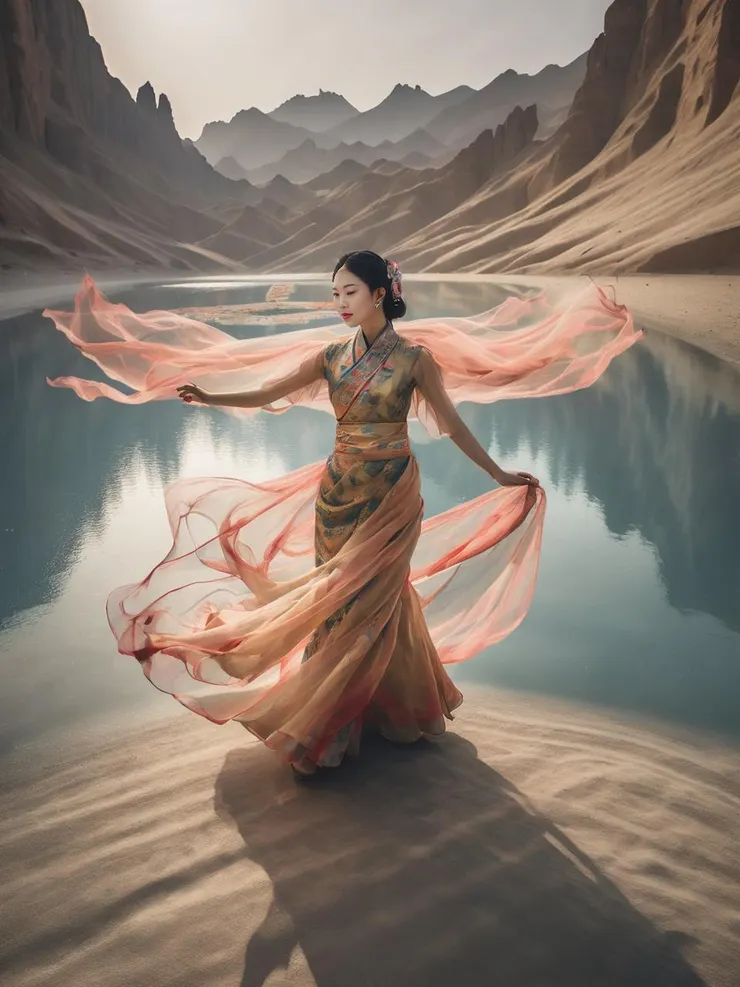 印象月牙泉by晟兮藝術