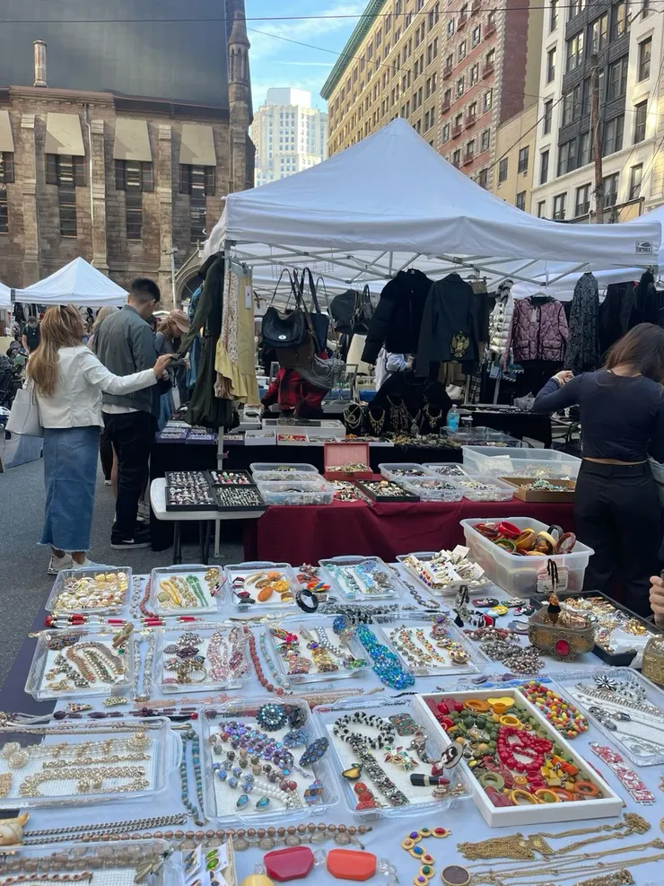NYC第六大道跳蚤市場:Chelsea flea Market