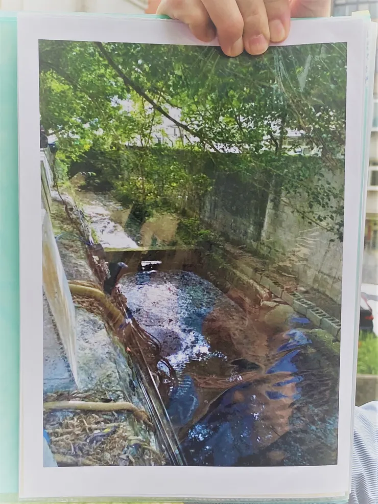 這一段溝渠尚未封蓋時的照片