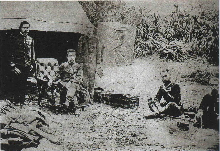 「北白川宮能久親王」在澳底紮營