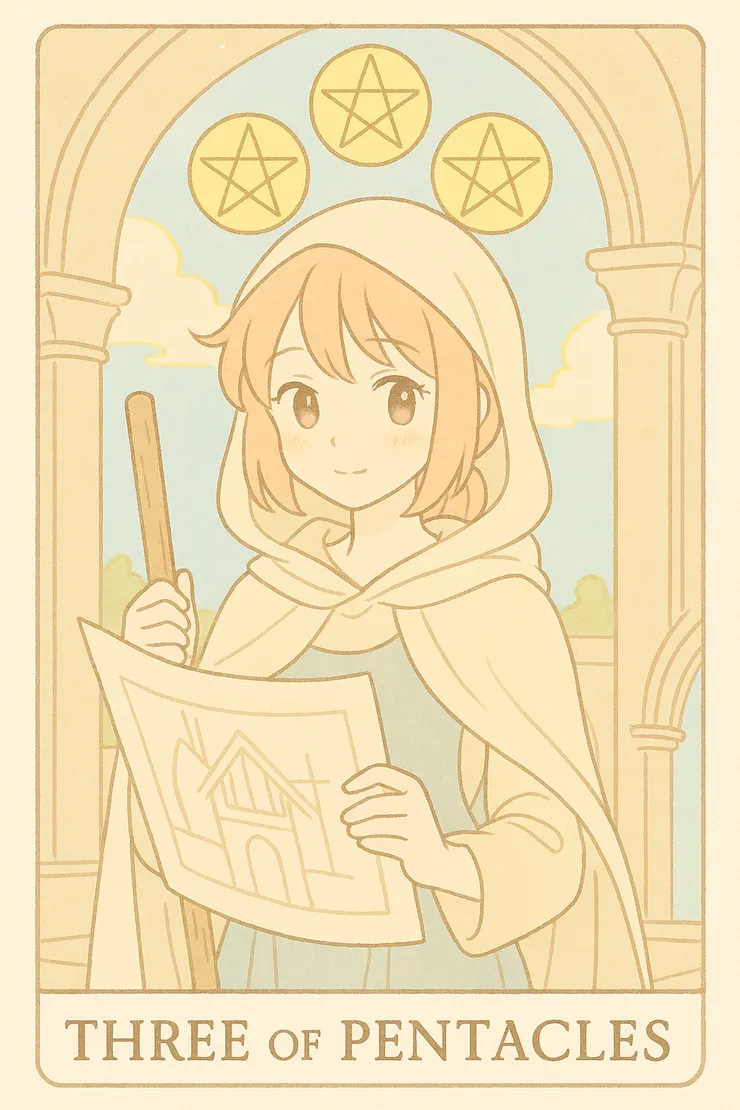 錢幣3（Three of Pentacles）