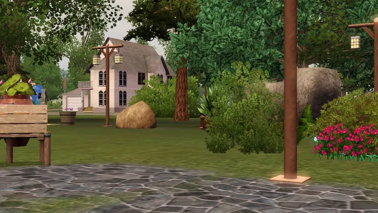 不一定要從正面的門口進來公園，在旁邊進來也可以。