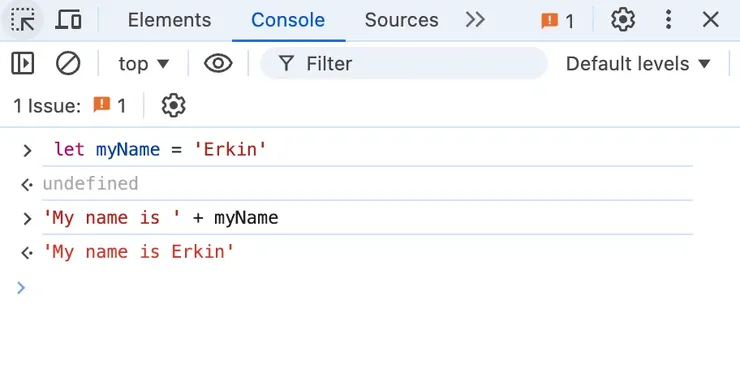 以變數儲存string。
