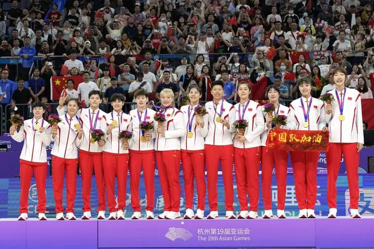 杭州亞運中國女籃(圖片來源:法新社)