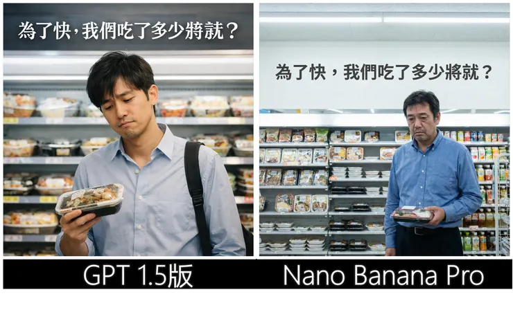 GPT 1.5版 vs Nano Banana Pro