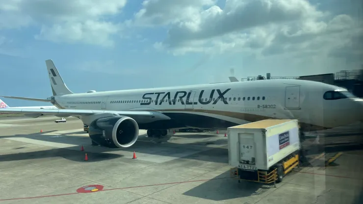 跟回台灣相同，一樣坐到星宇的A330neo廣體客機。