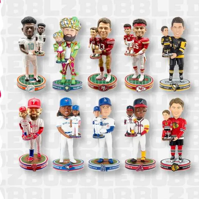 FOCO's releases 'Bobble Dubblz' bobblehead collection featuring Connor  Bedard - Second City Hockey
