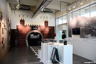 展區搭配文物與苗栗代表鐵道設施講述苗栗的鐵道故事