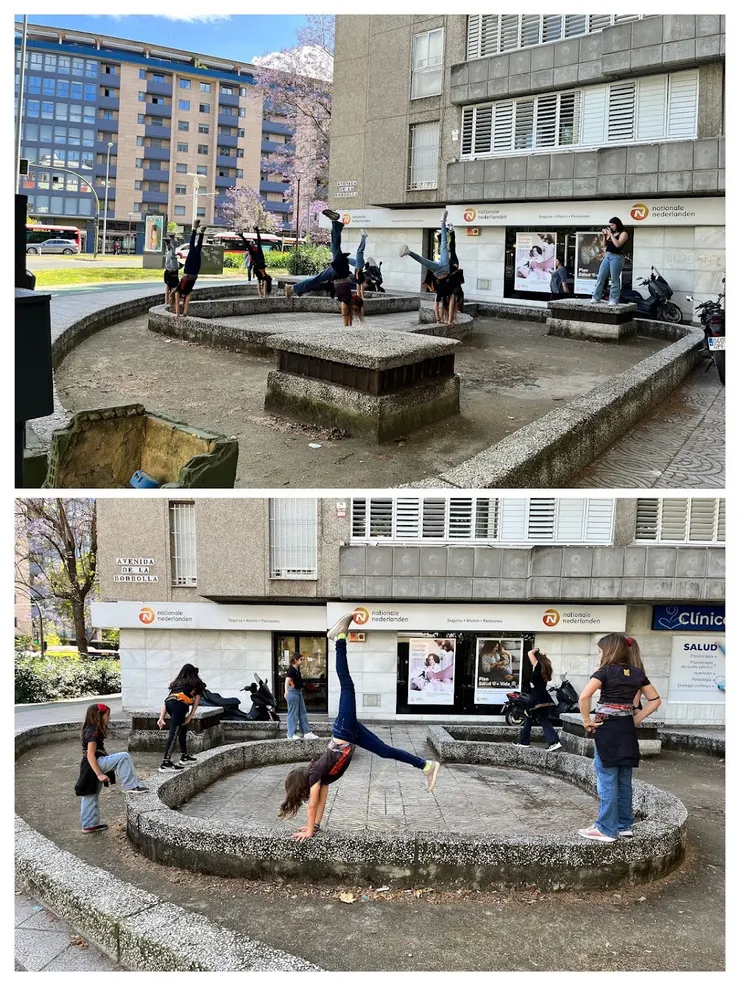 城市角落就是訓練場地