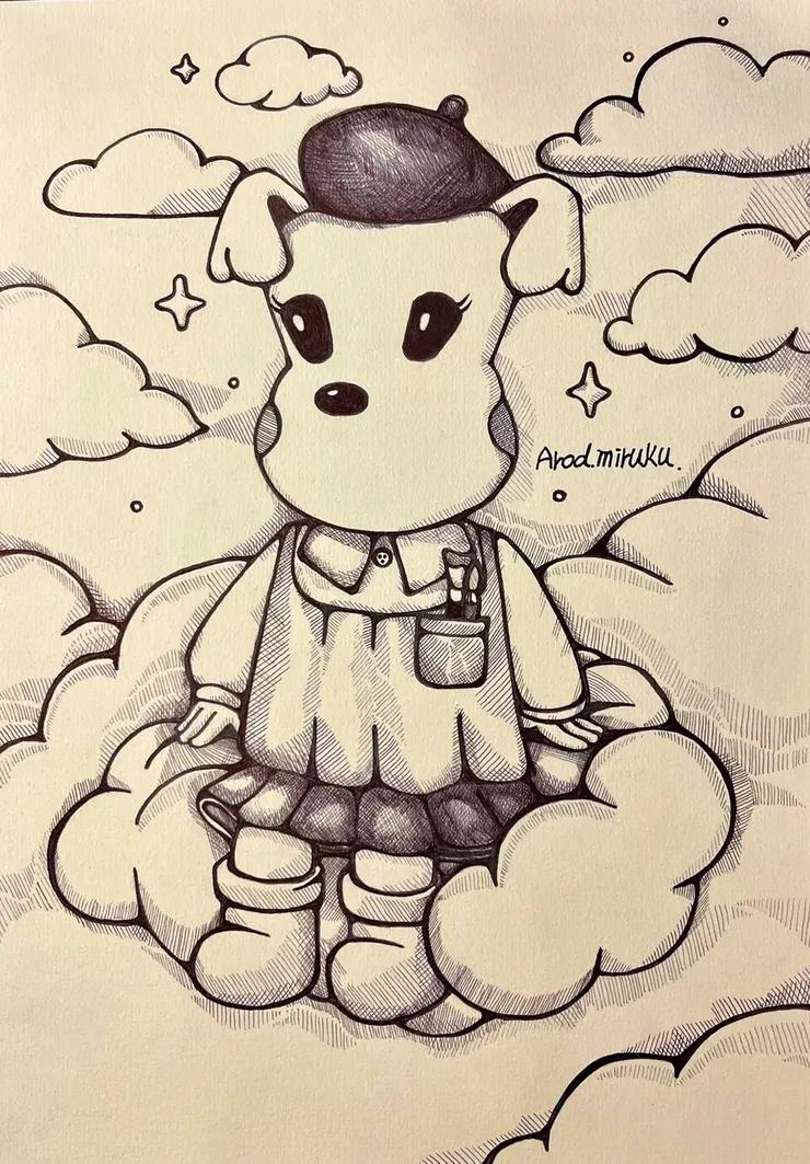 手繪miruku插畫