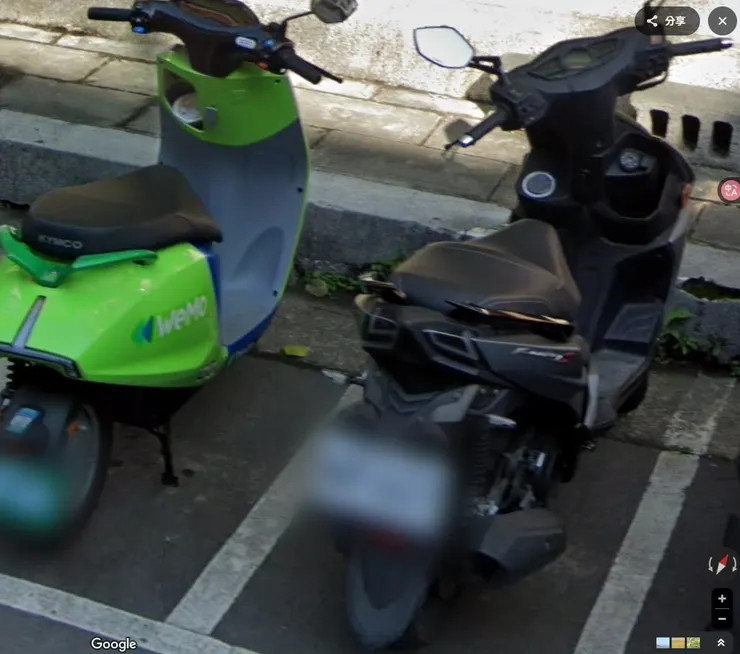2025年的新款共享機車,新法規定同一街不得超過2台,但執法困難且認定模糊