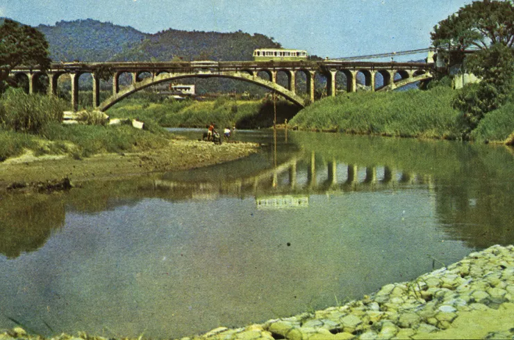 道南橋舊照。圖片來源：政大圖書館