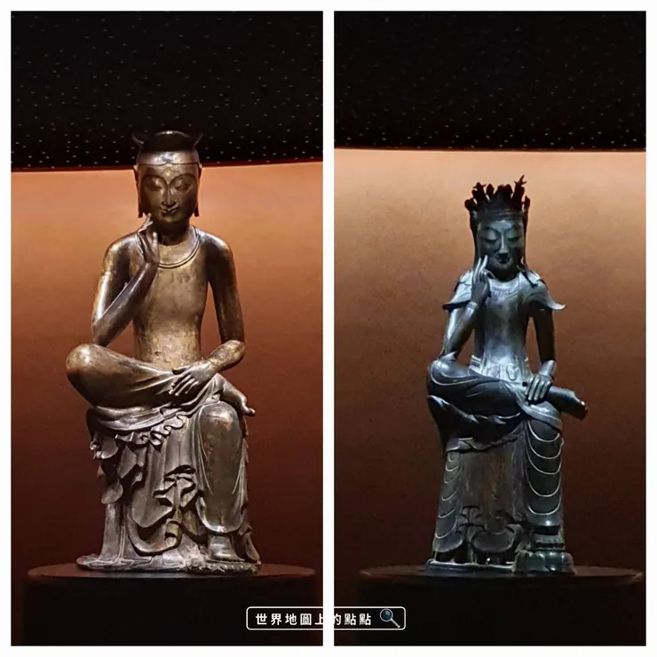 三國時期國寶金銅半跏思維像