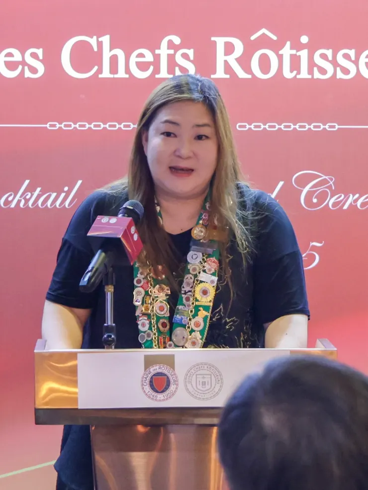 法國國際美食協會澳門分會主席趙嬰致辭