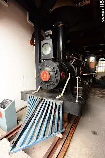 北炭除了接收官設鐵道車輛之外，也有自產車輛
現存的大勝號蒸機便是其中之一