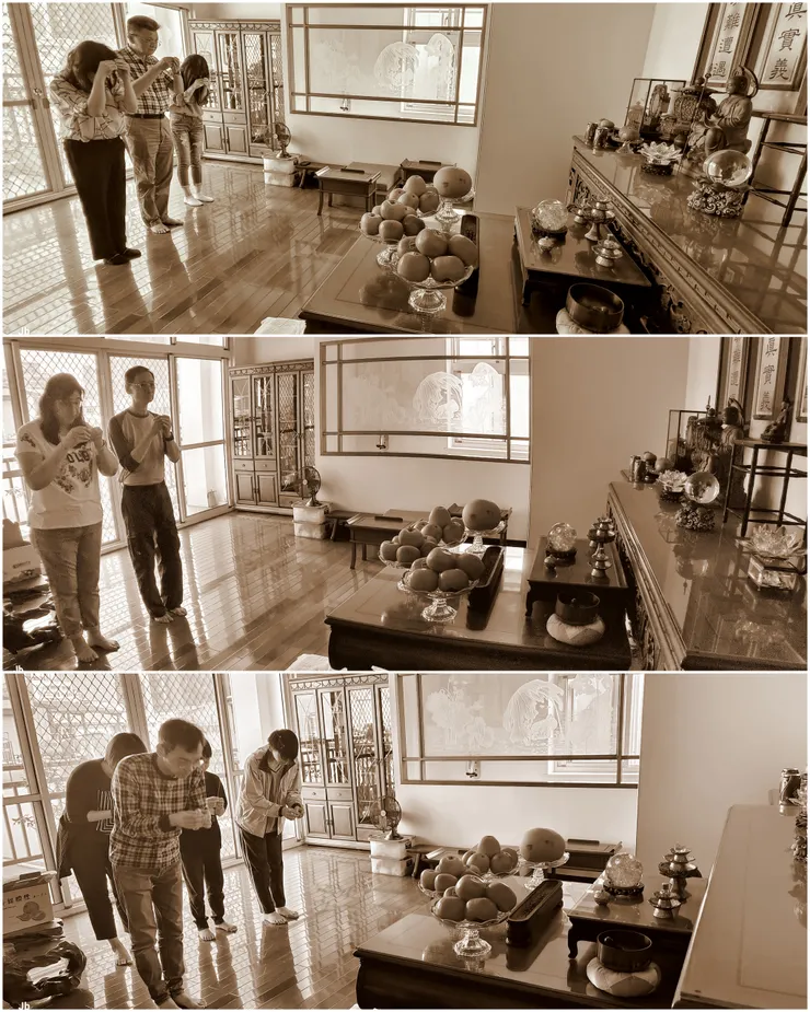 家族齊聚還要忙忌日拜先父