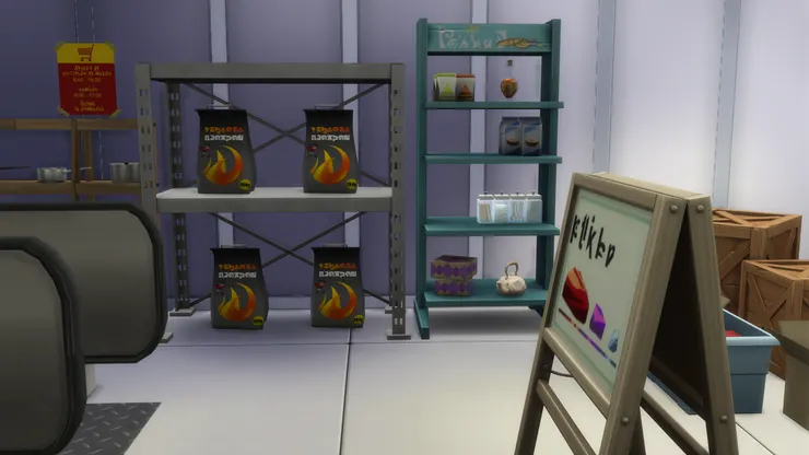 一如概往，我盡量多用不同款式的貨架，不要太呆板。