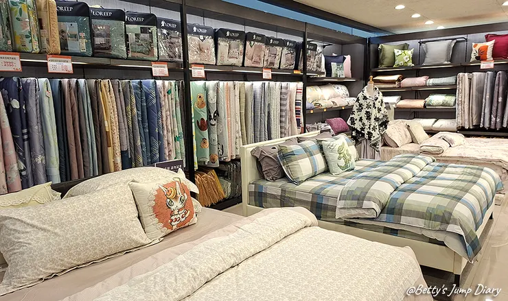 ▲好傢在寢具床墊館-竹北店/圖片來源：Betty's Jump Diary