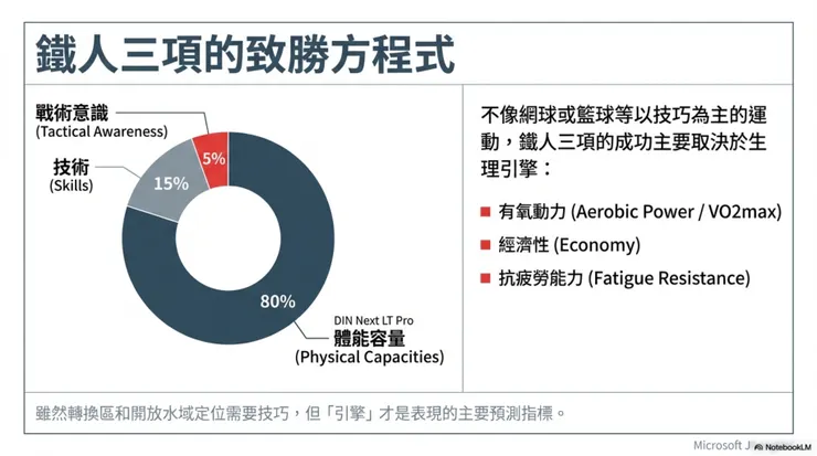 鐵人三項的致勝方程式