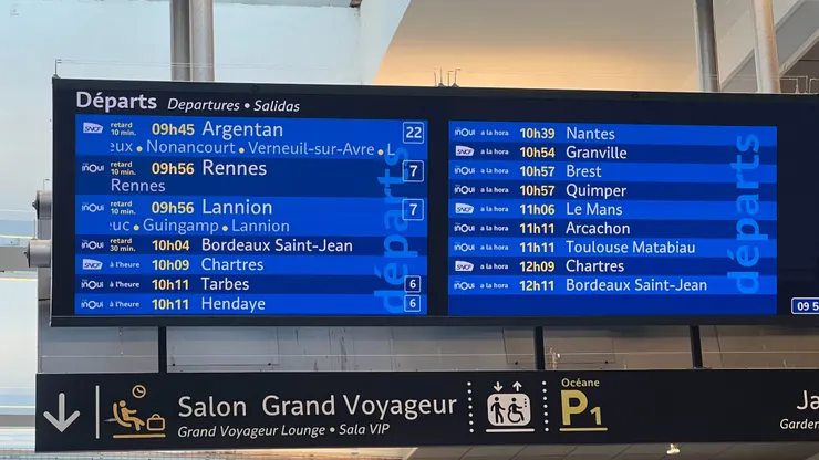 令人焦慮的電子時刻表