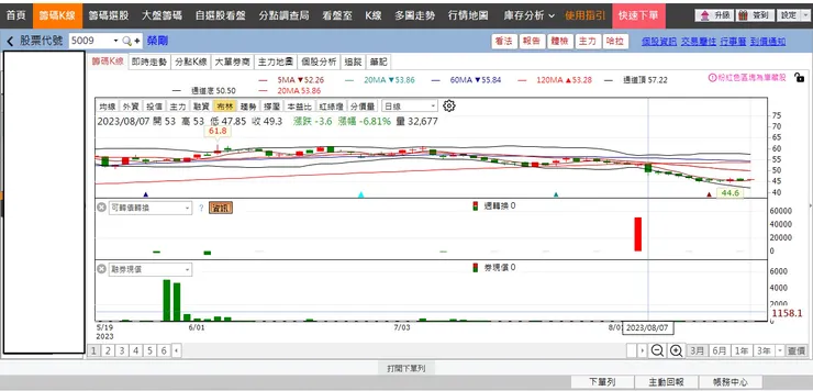 取材自籌碼K線PC版