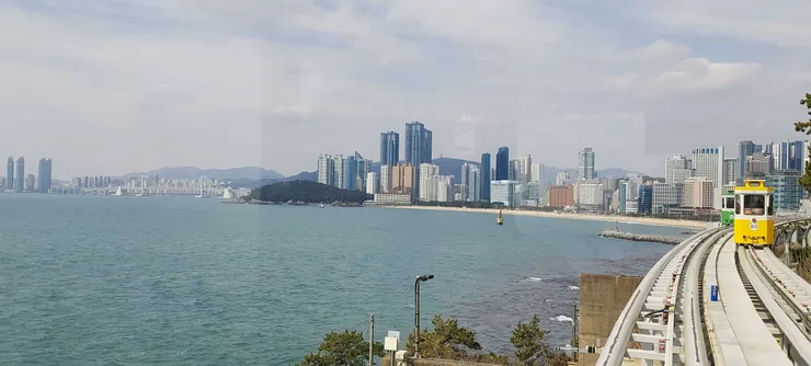 膠囊列車沿路風光