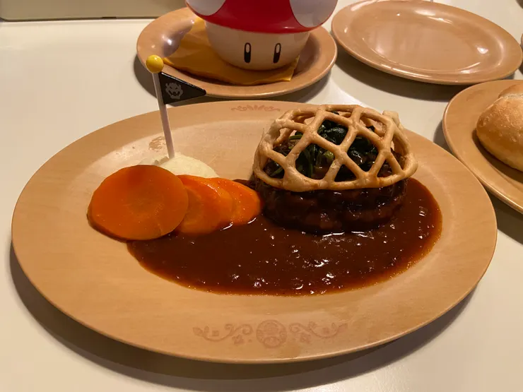 大魔王クッパ・ハンバーグステーキ