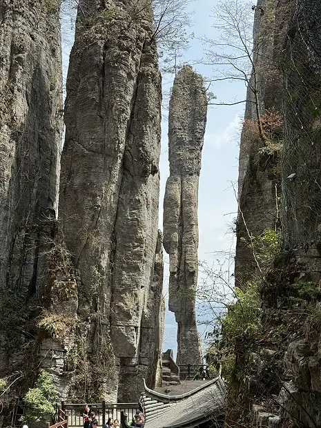 「一炷香」高150多公尺,是峽谷的鎮谷之寶