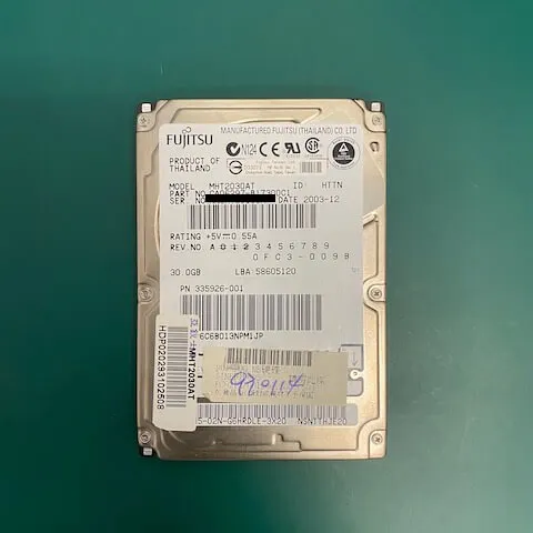 Fujitsu MHT2030AT 資料救援推薦