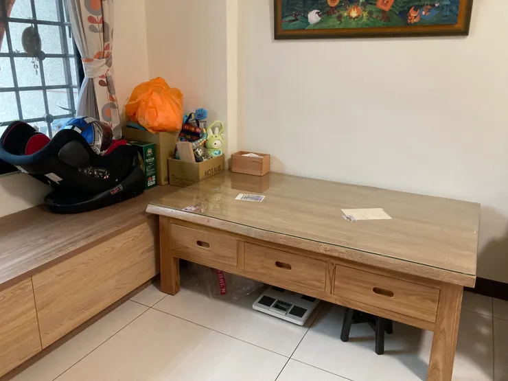 整理後：終於看到桌面了！