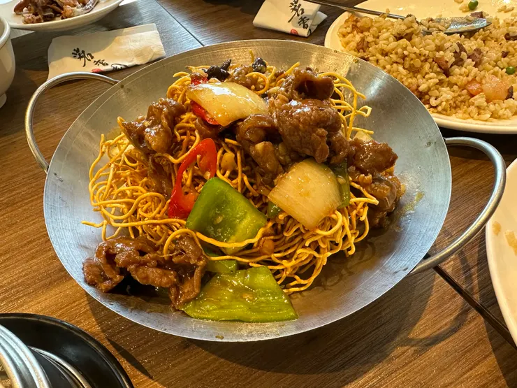 鼓椒牛肉廣東炒麵