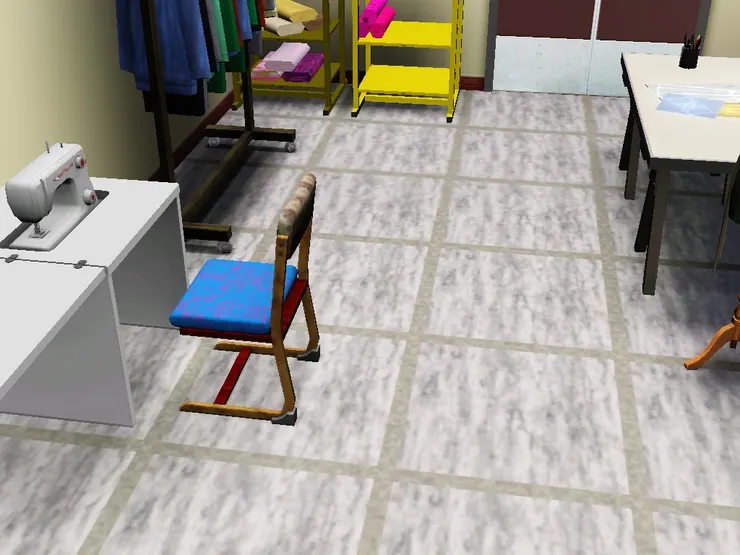 房間每個角落都有各自的陳設和用途。