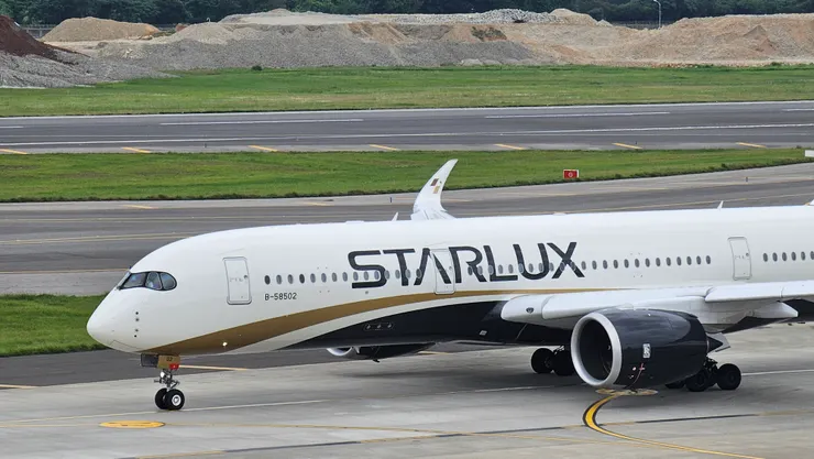 這是星宇航空的空中巴士A350型廣體雙走道客機!