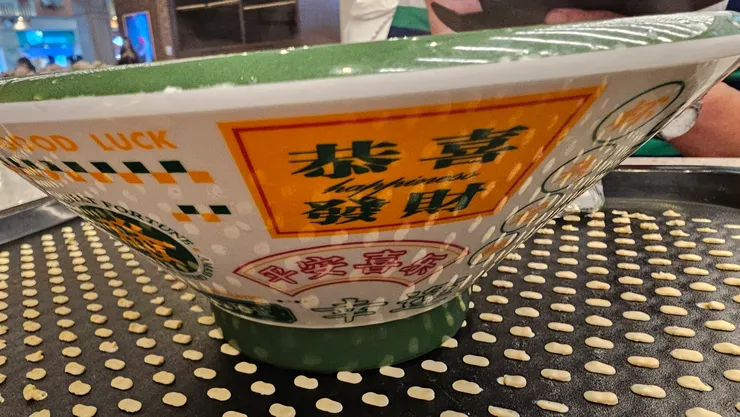 喜記雲吞麵的碗好可愛!