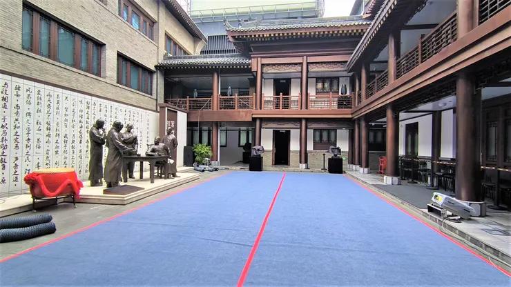 @易俗社博物館-一二樓及後方庭院,每到節日會有現場表演 / xianyi拍攝