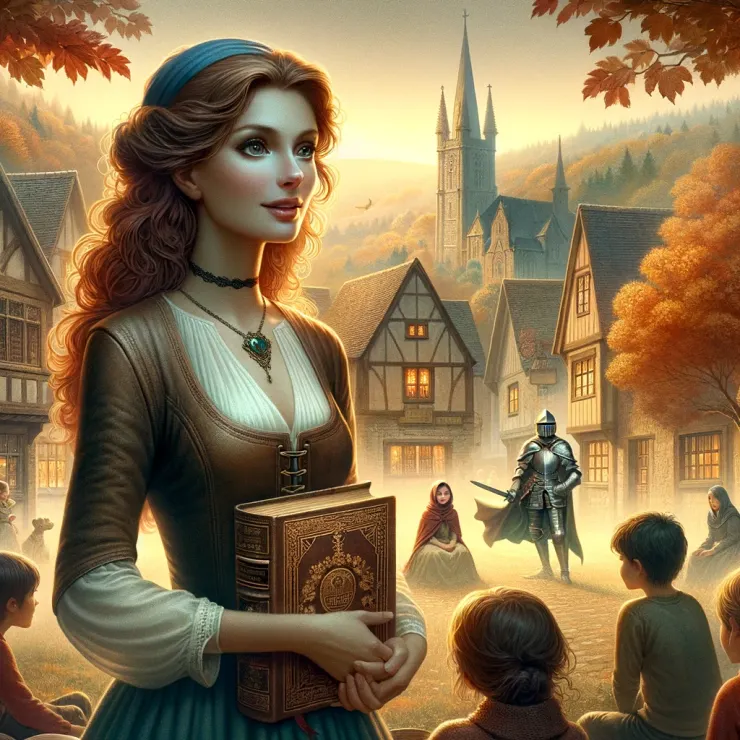 Jane was an unassuming librarian with hair the color of autumn leaves and eyes reflecting the wisdom of the books she cherished.