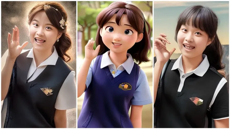 圖片來源：296/157 曙光女孩；石頭哥採取3種模式製作