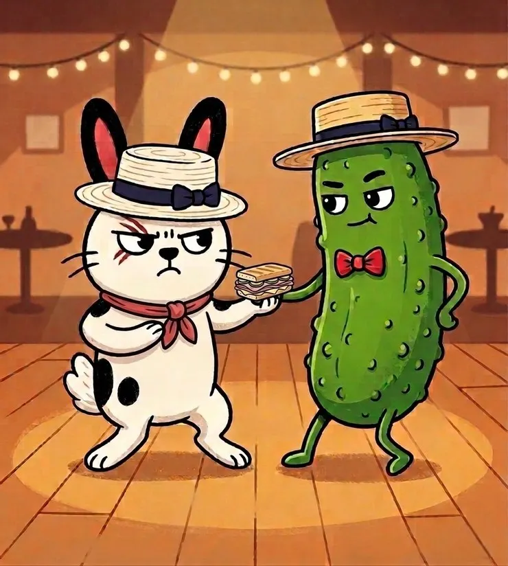 與酸黃瓜的雙人恰恰