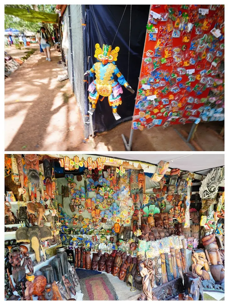 販售斯里蘭卡特色商品小販