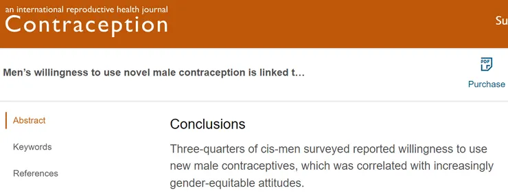 Contraception 官網