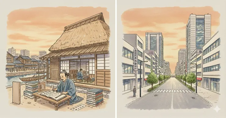 賴山陽 | 肥後橋的現代商務區