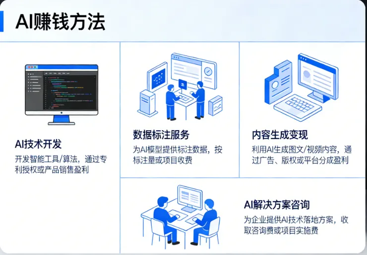 AI 服務型賺錢方法