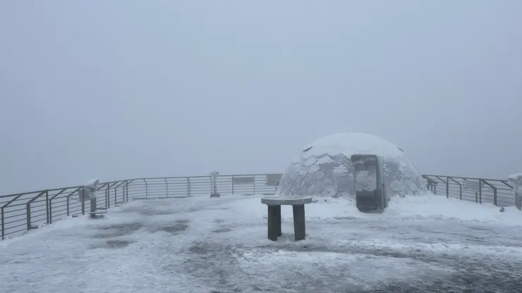 山上一週有5天，大概都是這樣的天氣。